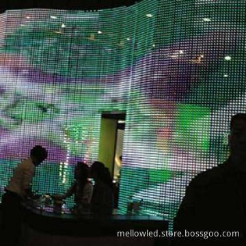 P16 Full Color Curtain LED Display